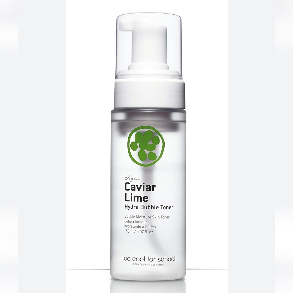 NIB Too Cool For School Caviar Lime Bubble Toner Full Size